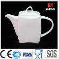 Hot selling/white porcelain/ gentle design tea kettle